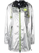 Diesel Metallic Jacket With Fluorescent Accents