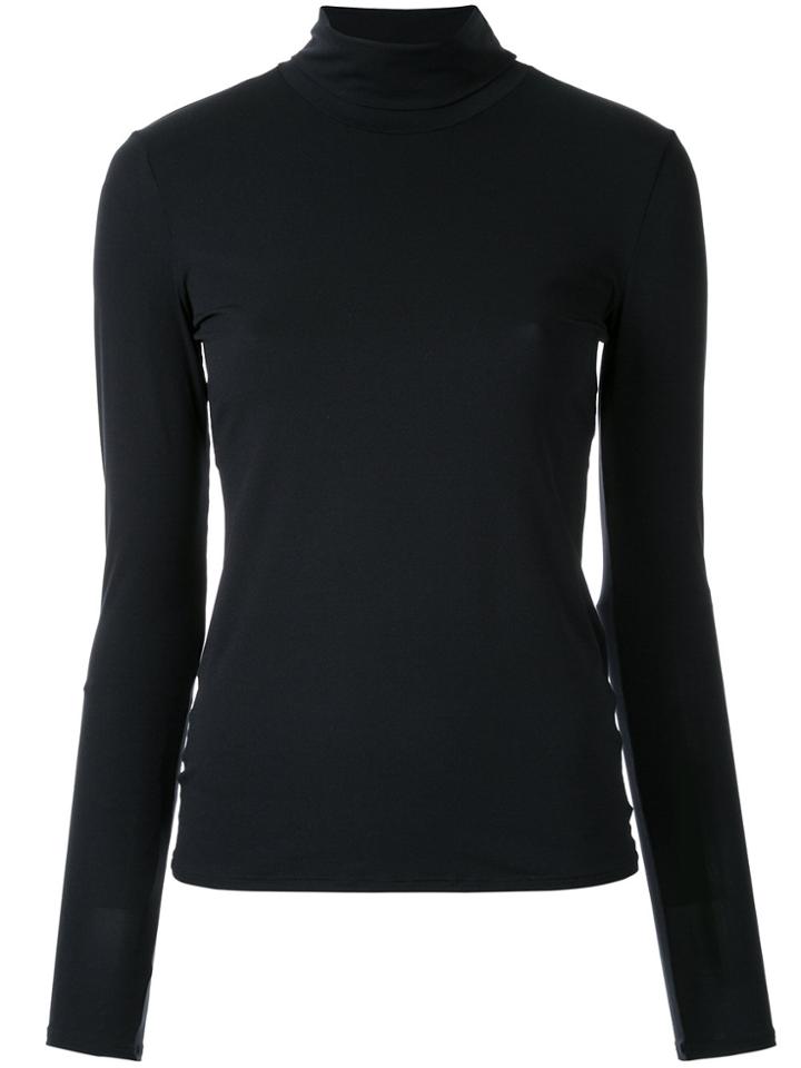 Marc Cain Fitted Roll Neck Sweater - Blue