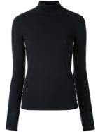 Marc Cain Fitted Roll Neck Sweater - Blue