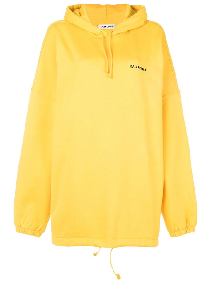 Balenciaga Oversized Hoodie - Yellow