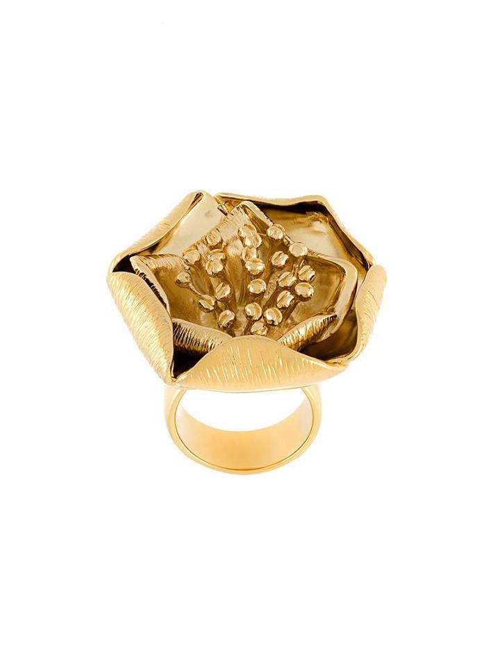 Aurelie Bidermann 'paloma' Ring, Women's, Size: 52, Metallic