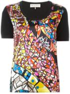 Emilio Pucci Stained Glass Print T-shirt