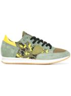 Philippe Model Camouflage Print Sneakers - Green