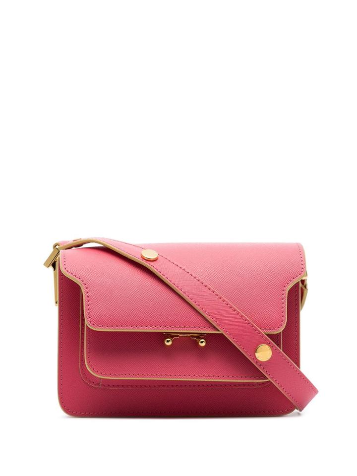 Marni Pink Trunk Small Front Pocket Shoulderbag