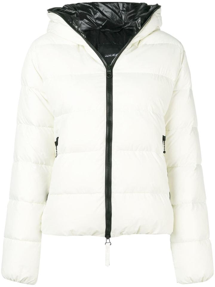 Duvetica Hooded Padded Parka - White