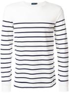 Polo Ralph Lauren Striped Long Sleeve Shirt - White