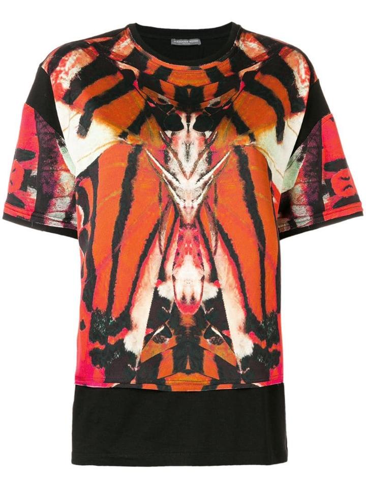 Alexander Mcqueen Printed Top - Black