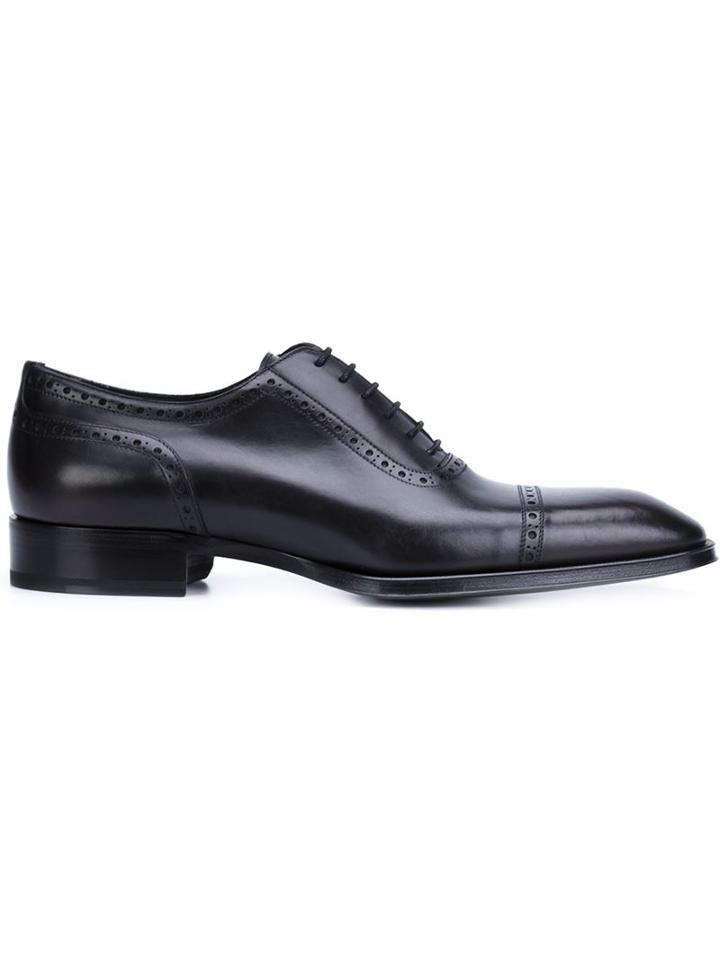 Louis Leeman Classic Brogues, Men's, Size: 46, Black, Calf Leather