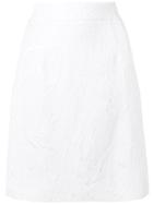 Dolce & Gabbana Jacquard Skirt - White