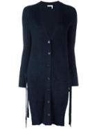 See By Chloé Side Tie Cardigan, Women's, Size: Medium, Blue, Wool