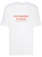 Pas Normal Studios Logo Print T-shirt - White