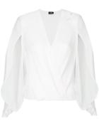 Elisabetta Franchi Plunge Bodysuit - White