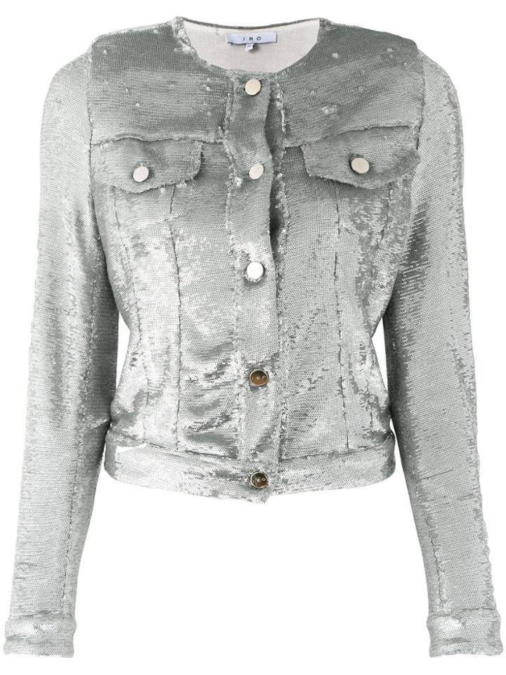 Iro Dalome Sequinned Jacket - Metallic