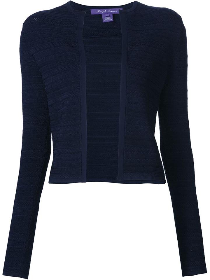 Ralph Lauren Black Round Neck Cardigan