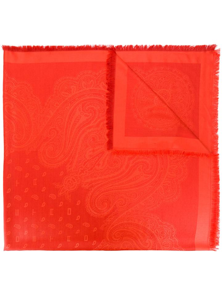 Etro Bombay Printed Scarf - Red