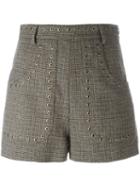 Red Valentino Studded Tweed Shorts