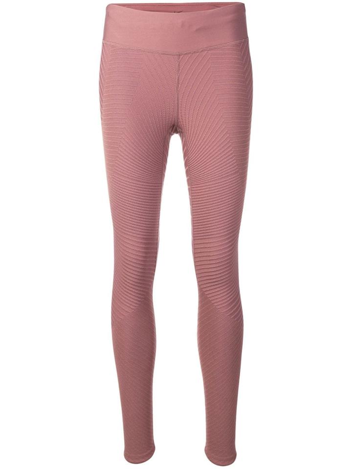 Nike Ribbed Design Leggings - Pink