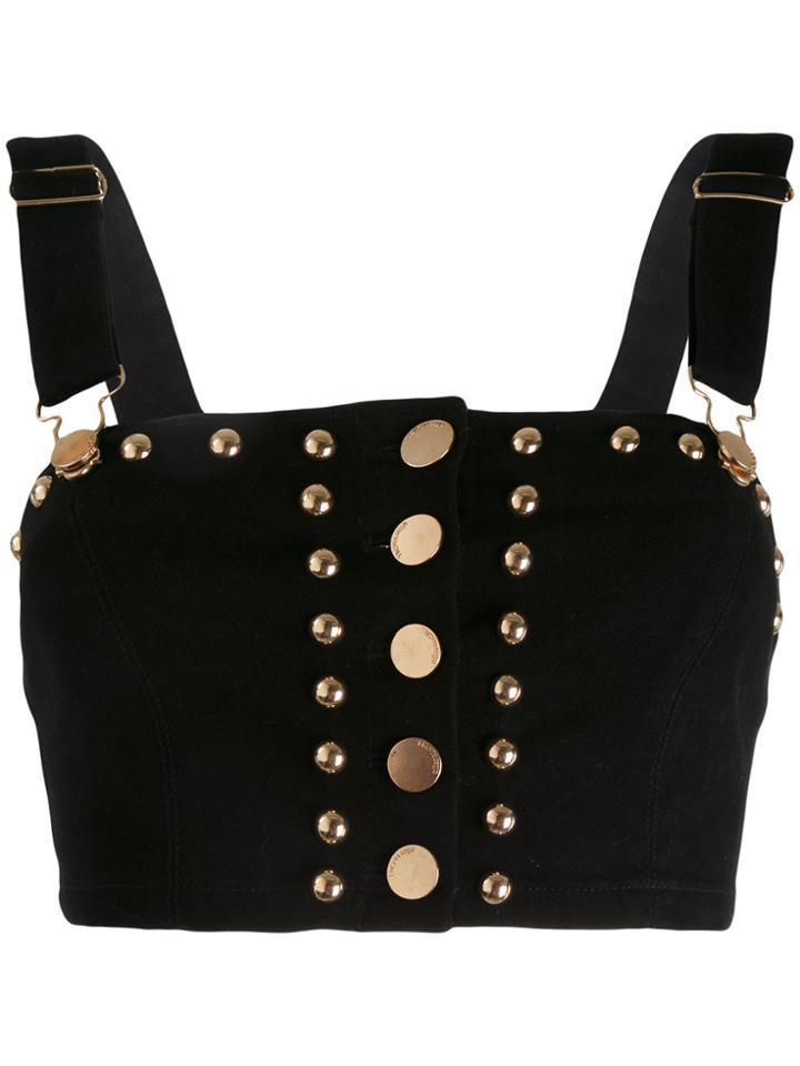 Alice Mccall Dream Big Crop Top - Black
