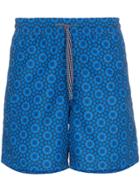 Riz Blythe Sun Daisy Print Swim Shorts - Blue