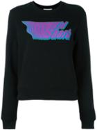 Carven 'kid Shark' Print Sweatshirt, Size: Xs, Black, Cotton
