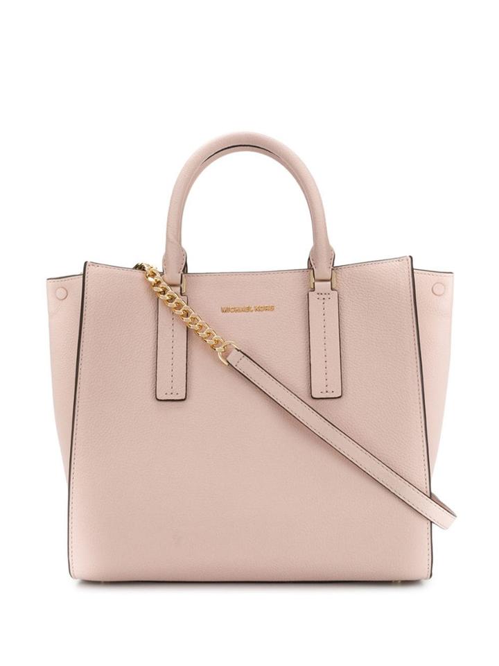 Michael Michael Kors Alessa Pebbled Tote - Pink