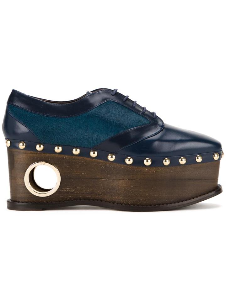 Paloma Barceló 'loho' Lace-up Shoes - Blue