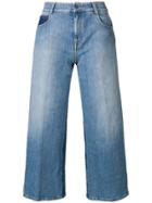 Stella Mccartney Cropped Wide-leg Jeans - Blue