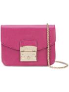Furla Flap Shoulder Bag - Pink & Purple