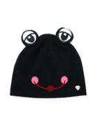 Armani Junior Hippo Beanie, Girl's, Size: 54 Cm, Blue