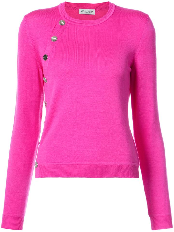 Altuzarra Minamoto Sweater - Pink & Purple