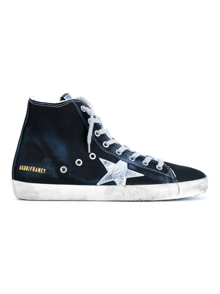 Golden Goose Deluxe Brand 'francy' Hi-top Sneakers - Blue
