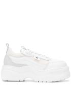 Chiara Ferragni Platform Lace-up Sneakers - White