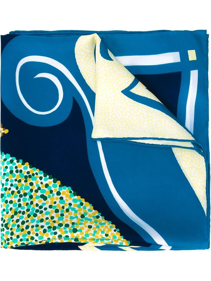 Diane Von Furstenberg Seahorse Print Scarf