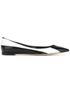 Nina Ricci Bicolour Ballerinas - Black