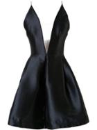 Alex Perry Ciara Dress, Women's, Size: 8, Black, Silk/polyester