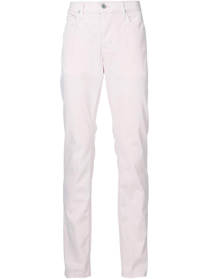 Hudson Slim-fit Jeans, Men's, Size: 38, Pink/purple, Cotton/spandex/elastane
