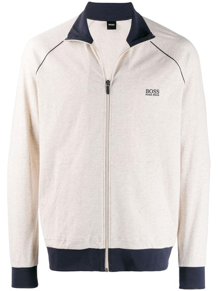 Boss Hugo Boss Logo Print Jacket - Neutrals