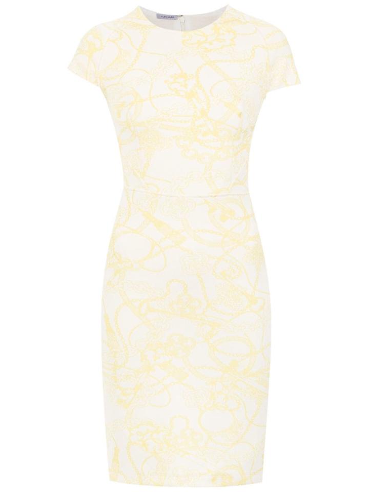 Tufi Duek Printed Tube Dress - Yellow & Orange