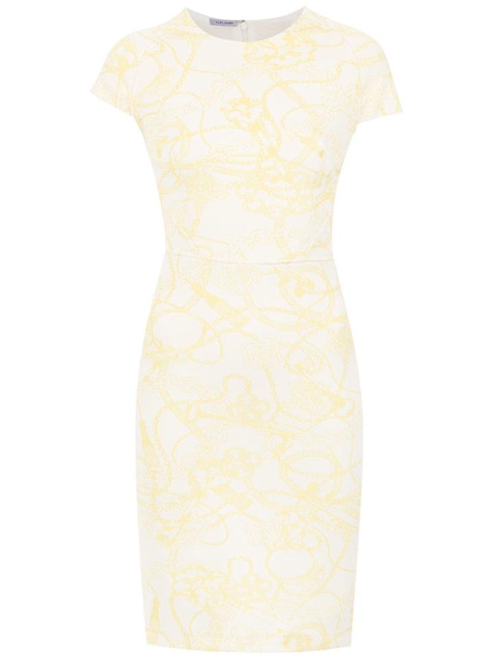 Tufi Duek Printed Tube Dress - Yellow & Orange