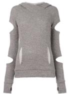 Andrea Ya'aqov Distressed Jumper, Women's, Size: Small, Nude/neutrals, Bamboo/modal/virgin Wool