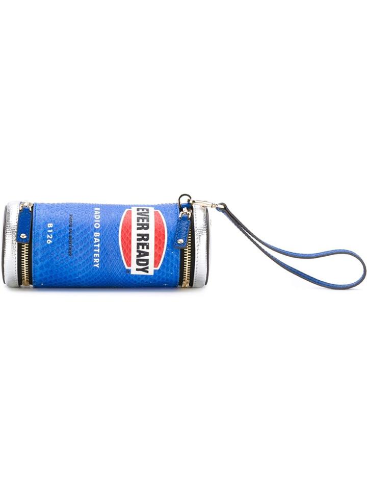 Anya Hindmarch Ever Ready Zip Clutch - Blue