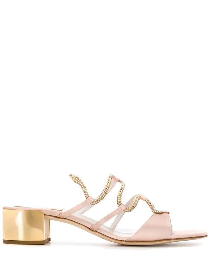 René Caovilla Serpiana Sandals - Neutrals