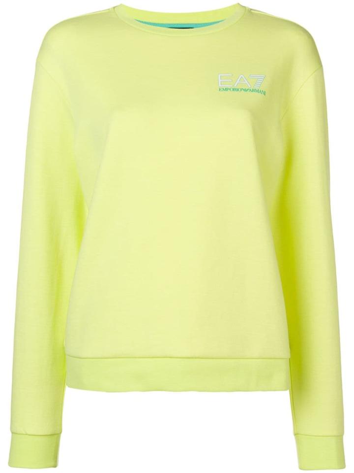 Ea7 Emporio Armani Classic Logo Jersey Sweater - Yellow