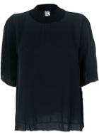 Kristensen Du Nord Cashmere Trim T-shirt - Black