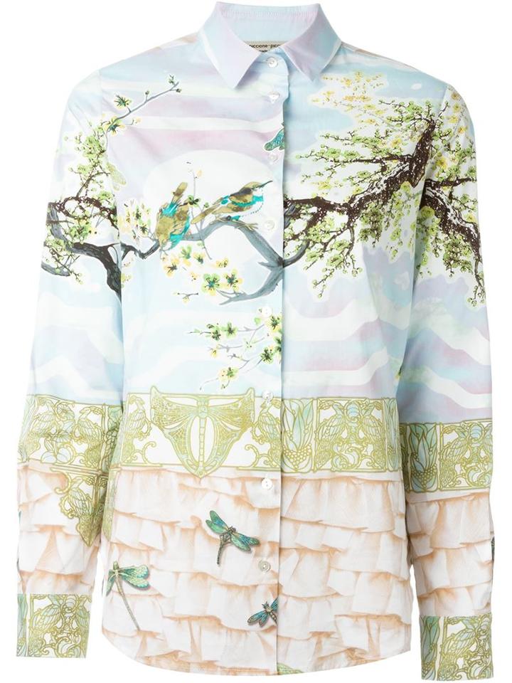 Piccione. Piccione Nature Print Shirt
