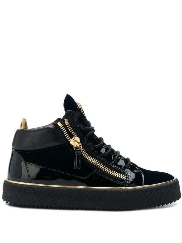 Giuseppe Zanotti Platform Lace-up Sneakers - Blue