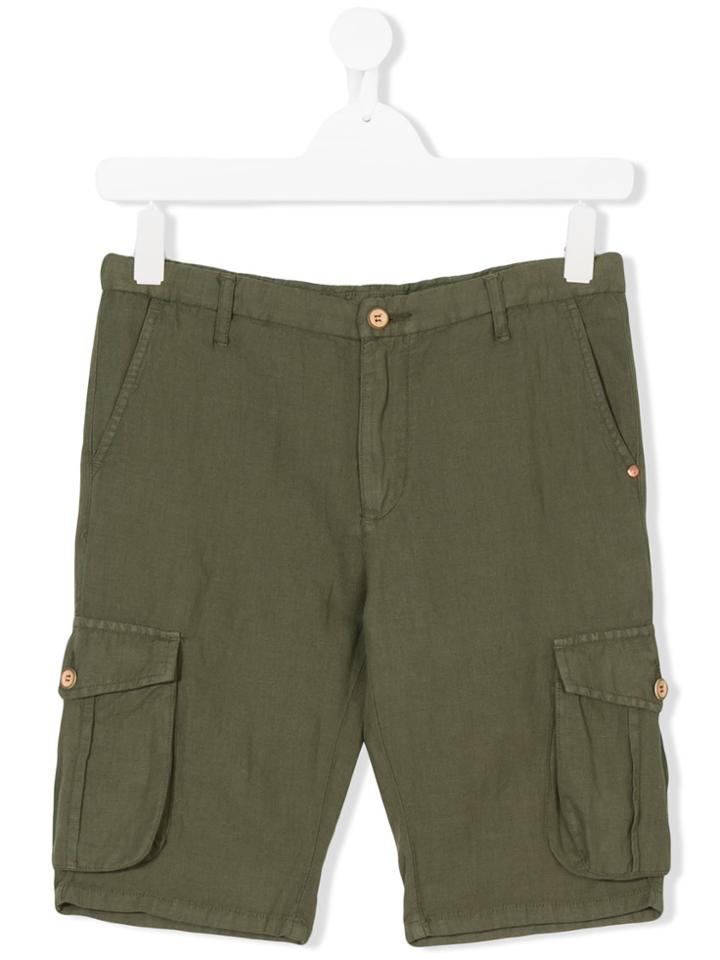 Nupkeet Teen Cargo Pocket Shorts - Green