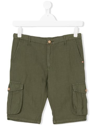Nupkeet Teen Cargo Pocket Shorts - Green