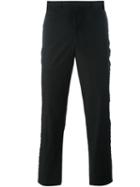 Jean Paul Gaultier Vintage Chainmail Detail Trousers, Men's, Size: 48, Black