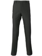 Pt01 Patterned Tapered Tailored Trousers - Grey